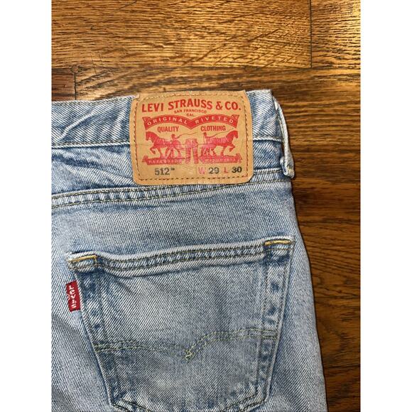 Levi’s Jeans Women’s Blue 512 Size 29x30 Straight - Picture 12 of 13